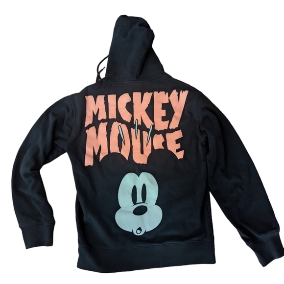 Disney Mickey Mouse Halloween Haunted House Theme Hoodie Sweatshirt sz S Unisex - Picture 6 of 7